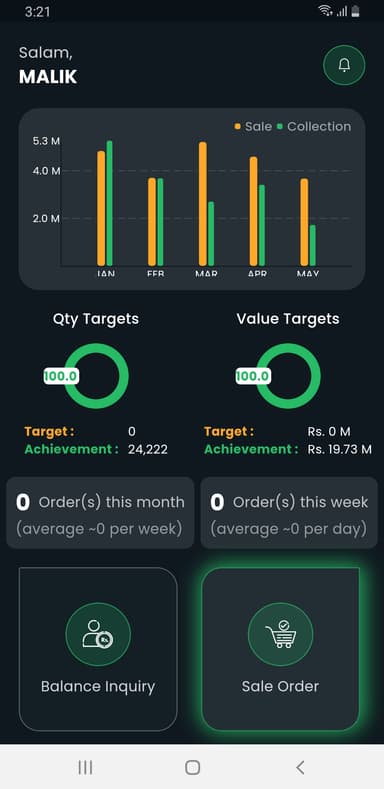 Salesflow App Screenshot